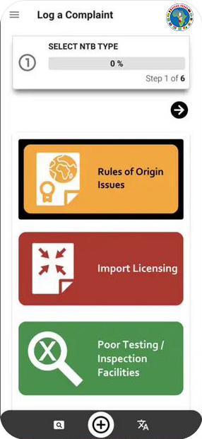 NTB Reporting App Screenshot